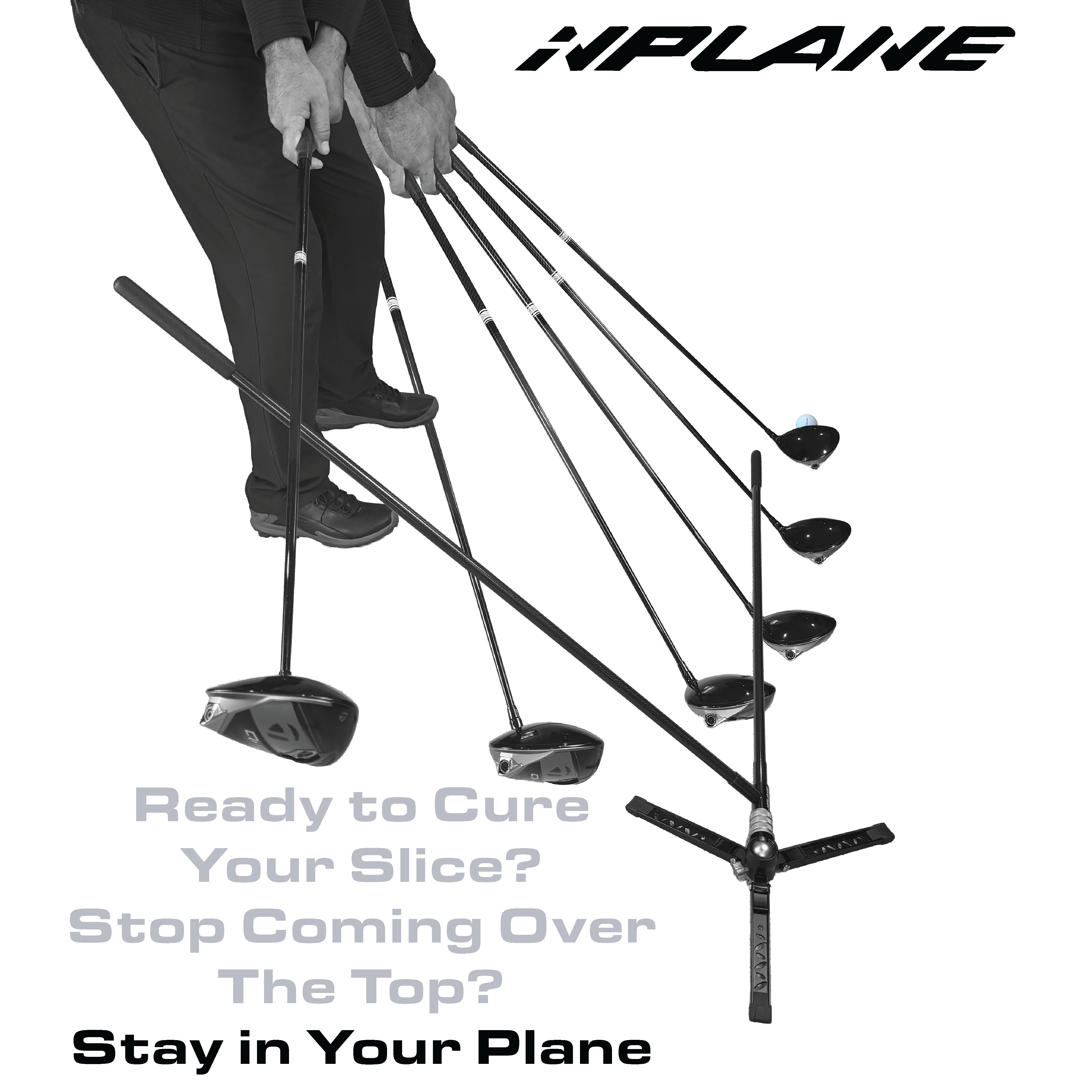 Golf Swing Plane Guide for More Solid Shots