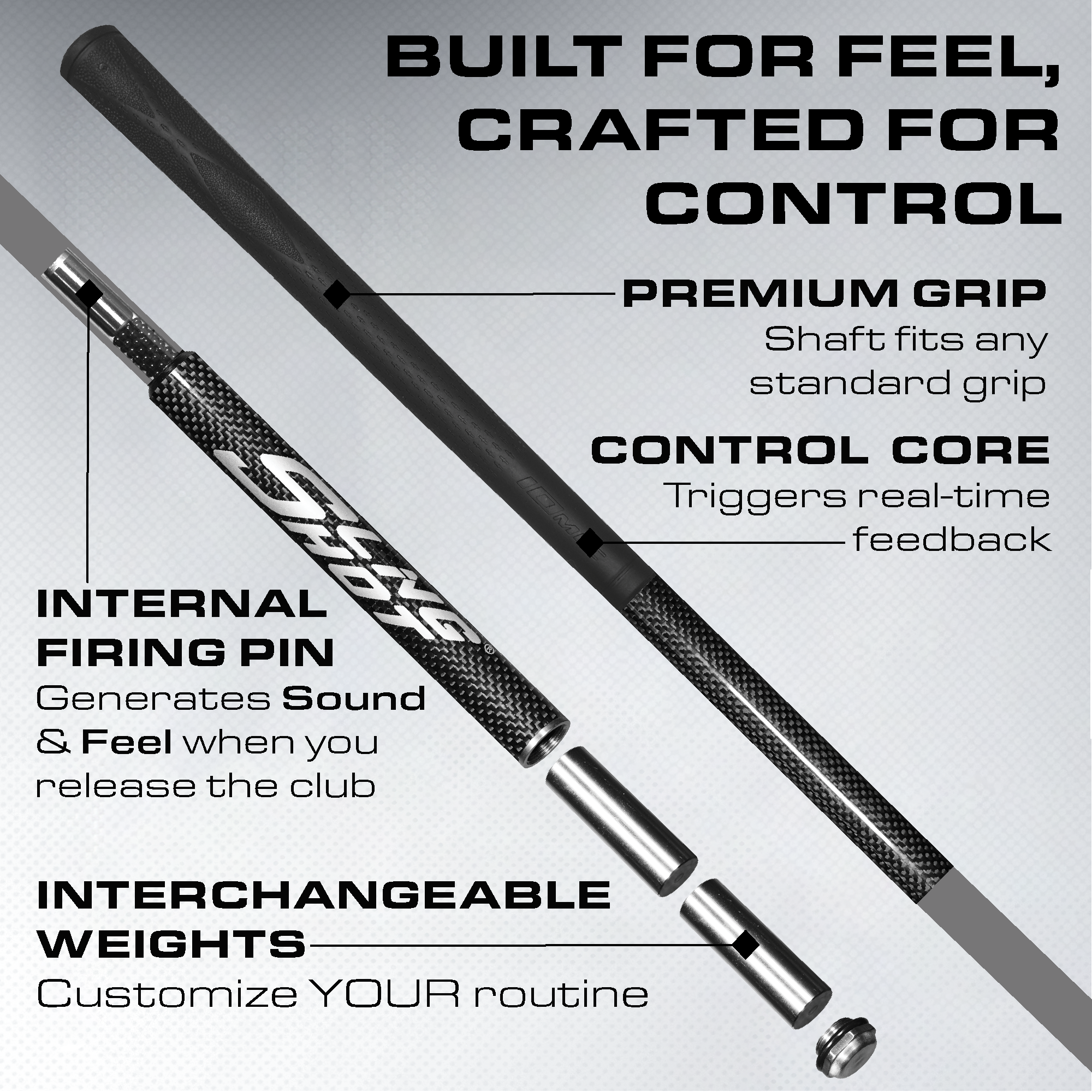 Phantom - Carbon Fiber Dynamic Golf Training Club – Golf SlingShot